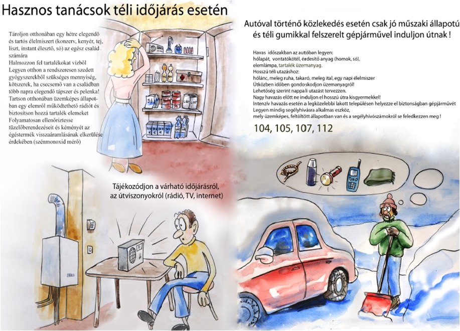 Hasznos tanácsok téli időjárás esetén